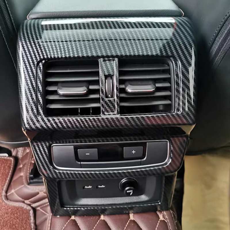 Interior Design Mood Board - Carbon Fiber Kleur Auto Achter Airconditioning