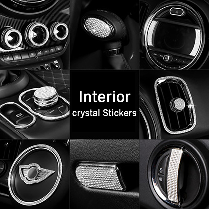 Interior Design Mood Board - Auto Interieur Decoratieve Aluminium Legering Kristal