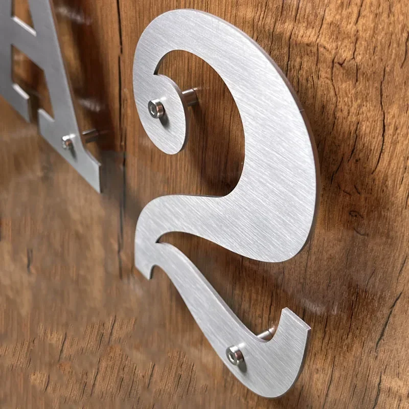 Interior Design Quotes - 127Mm/5 Inch Roestvrijstalen Letters Cijfers Buitenshuis
