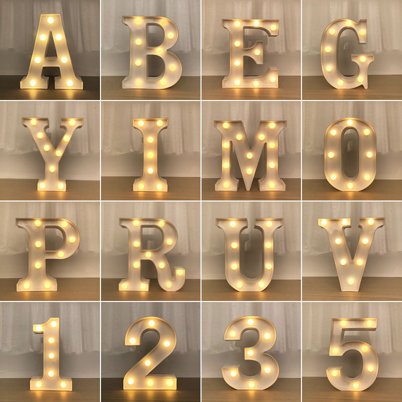 Interior Design Quotes - Decoratieve Letters Alfabet Letter Led Lights