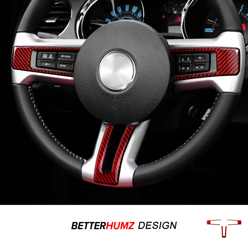 Interior Design Mood Board - Voor Ford Mustang 2009-2013 Koolstofvezel Stuurwiel