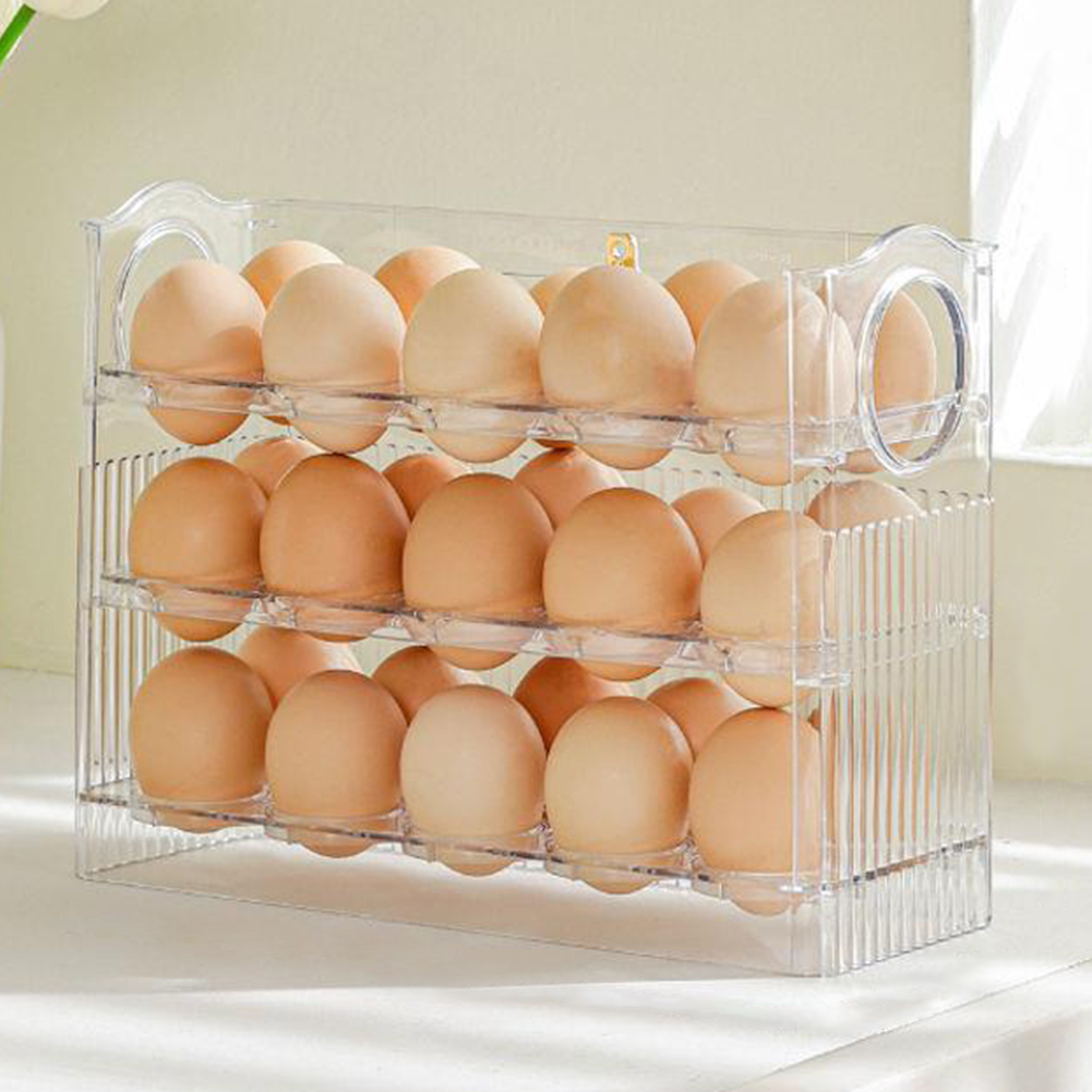 Rattan Tray Handle - 30 Roosters Ei Opbergdoos Kippenei Opslagcontainer