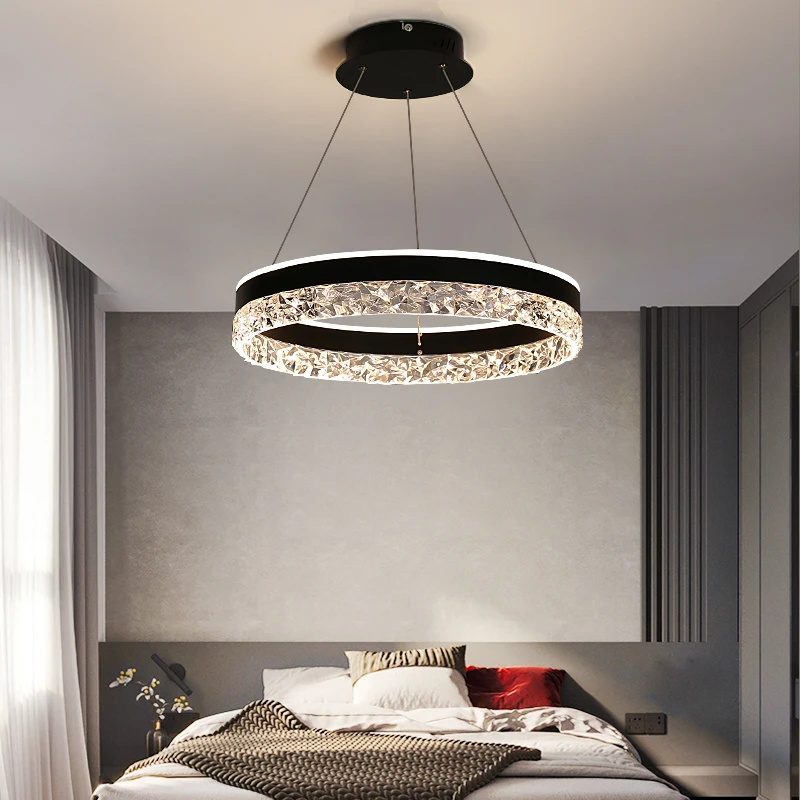 Interior Design Luxury Living Room - Moderne luxe kristallen LED-hanglamp voor woonkamers