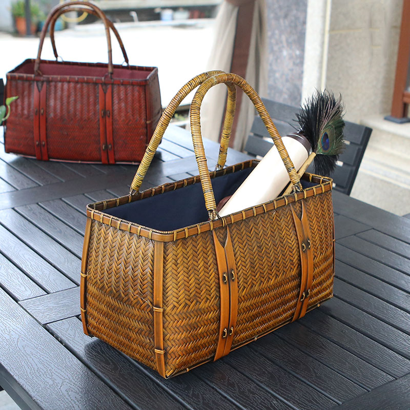 Dameshandtassen Luxe designer  - Woven Basket Set recensie en prijs