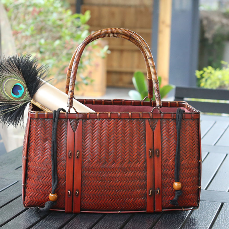 Dameshandtassen Luxe designer  - Woven Basket Set recensie en prijs