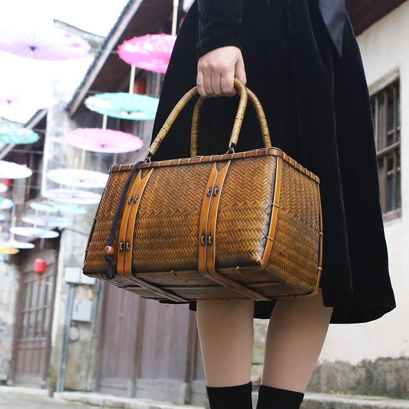 Dameshandtassen Luxe designer  - Woven Basket Set recensie en prijs