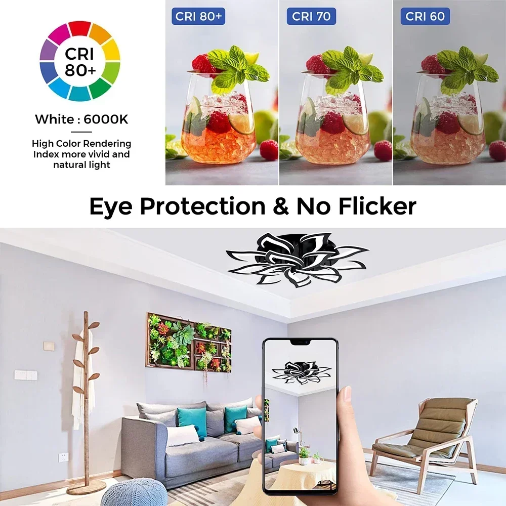 Designer LED-bloemblaadjeskroo - Interior Design Luxury Living Room recensie en prijs