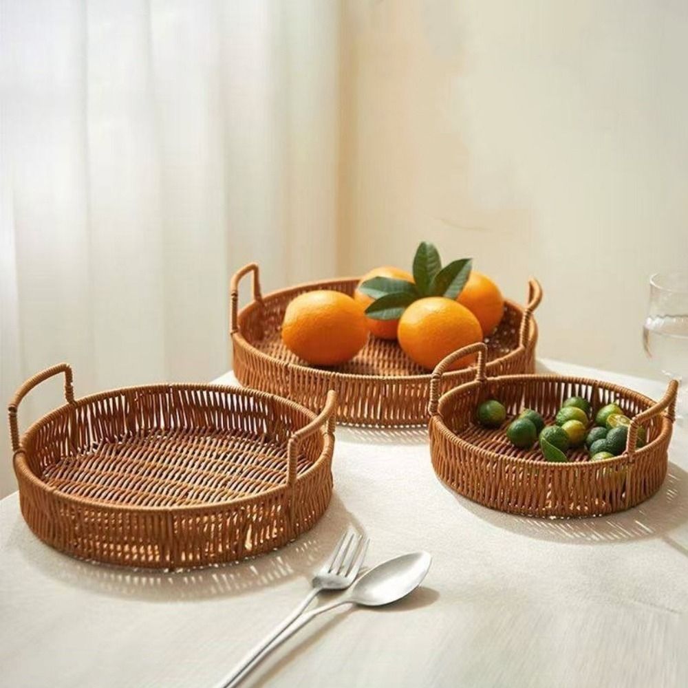 Grote capaciteit imitatie rota - Rattan Tray Handle recensie en prijs