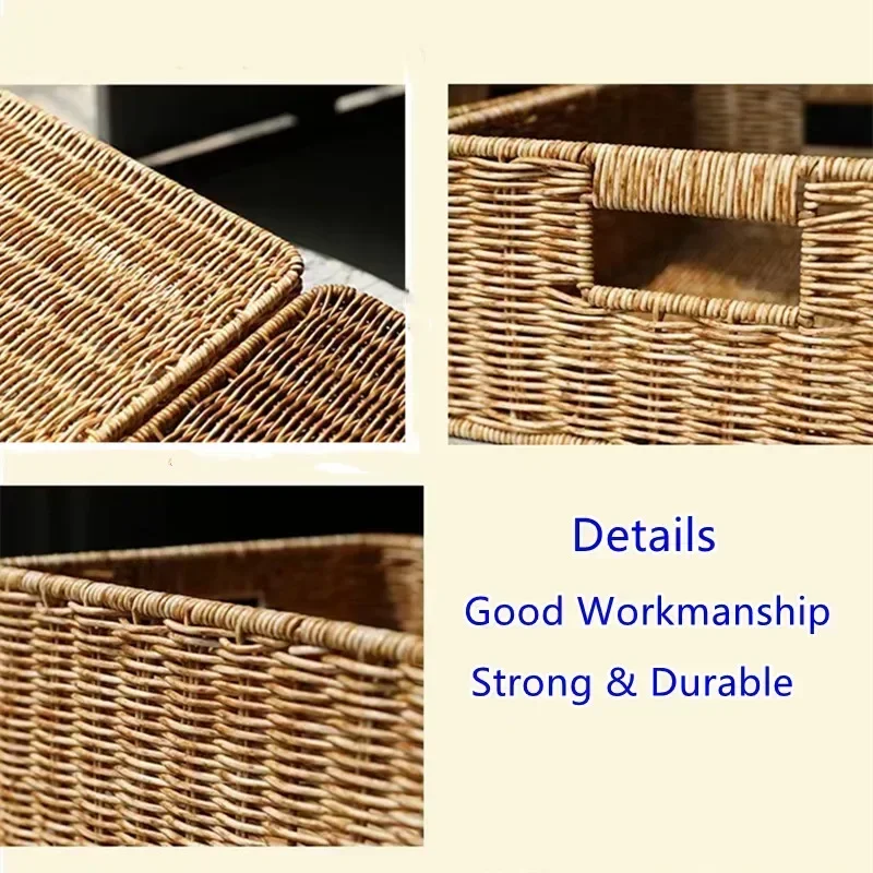 Sterke vierkante geweven opber - Woven Basket Set recensie en prijs