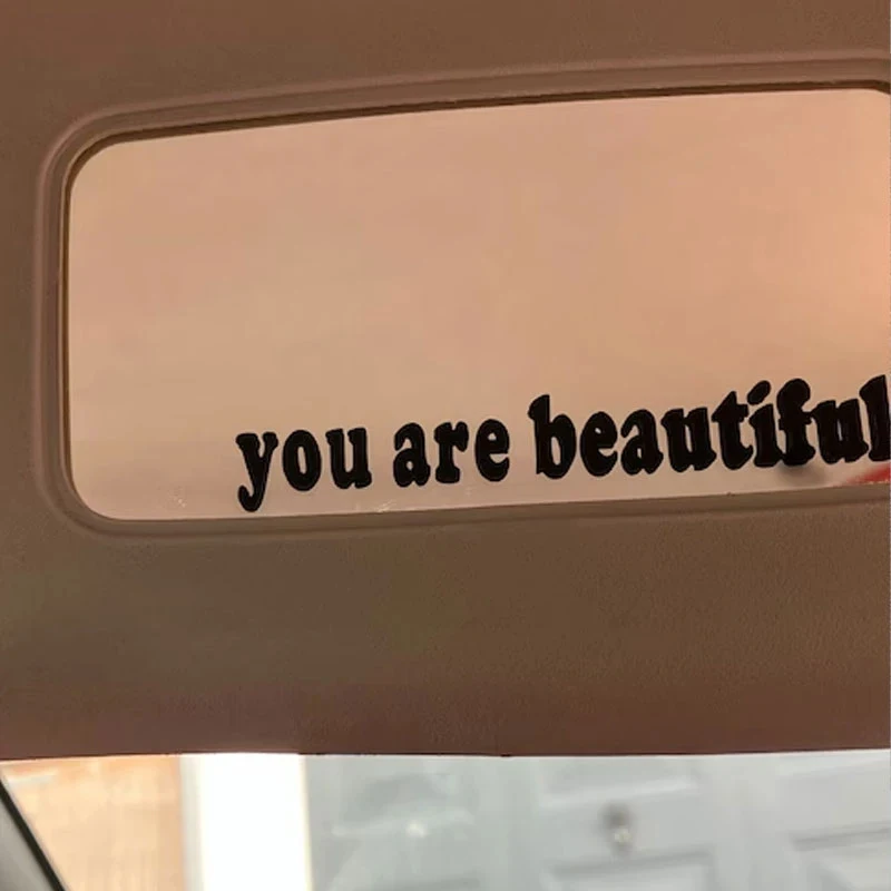 De tekst autostickers jij bent - Interior Design Quotes recensie en prijs