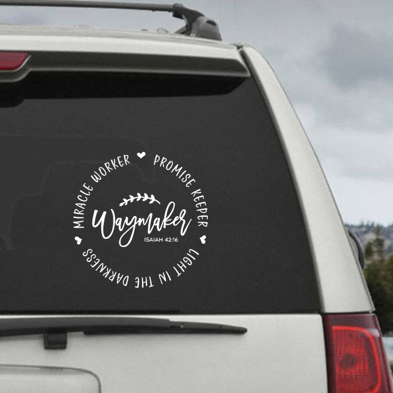 Waymaker Christian Quote Vinyl - Interior Design Quotes recensie en prijs