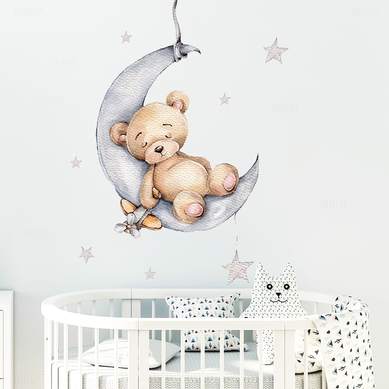 Cartoon teddybeer slapen op de - Interior Design Quotes recensie en prijs