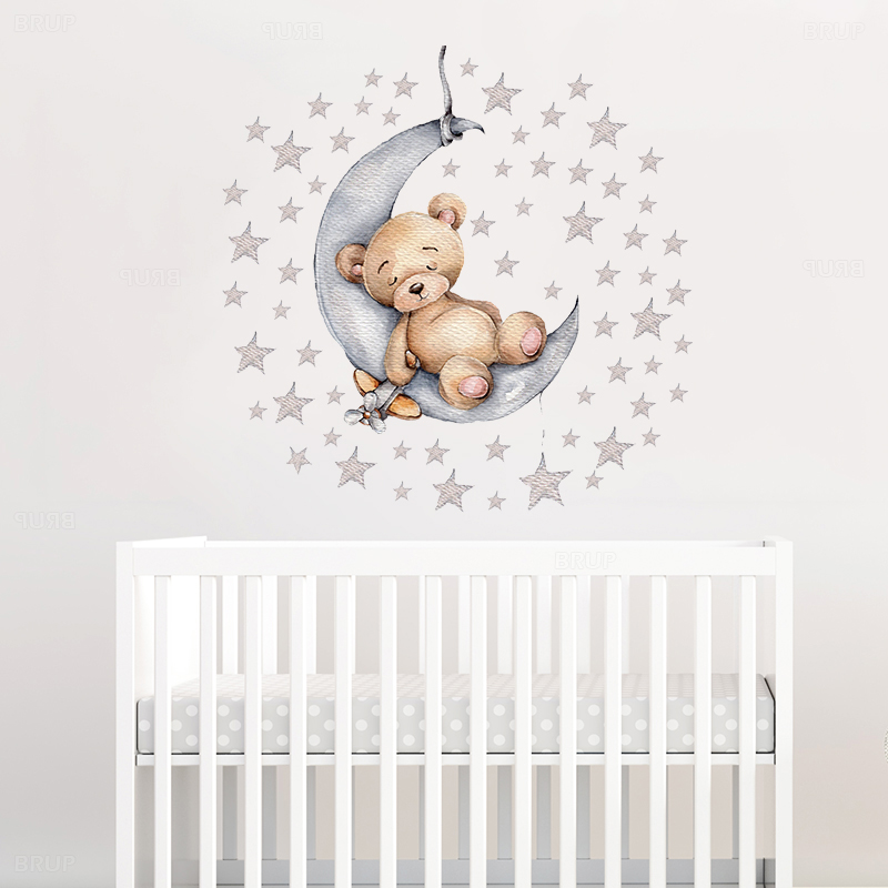 Cartoon teddybeer slapen op de - Interior Design Quotes recensie en prijs