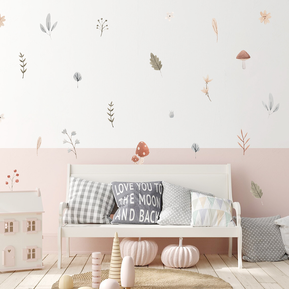 Boho Cartoon Paddestoel Tak Bl - Interior Design Quotes recensie en prijs
