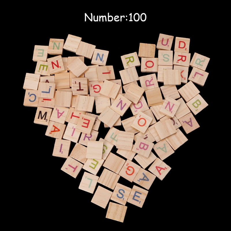 100Pcs Houten Tegels Kleurrijk - Interior Design Quotes recensie en prijs