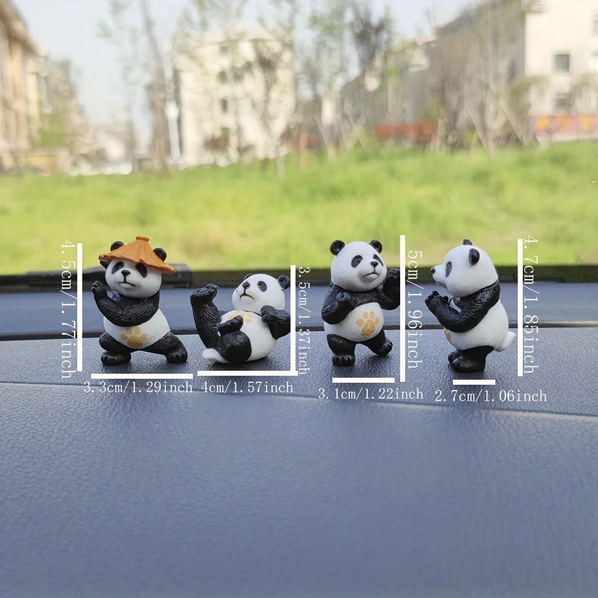 4 stks/set Panda Ontwerp Auto  - Interior Design Concept recensie en prijs