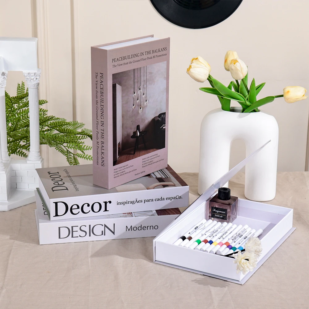 Minimalisme Nep Boeken Decor L - Interior Design Luxury Living Room recensie en prijs