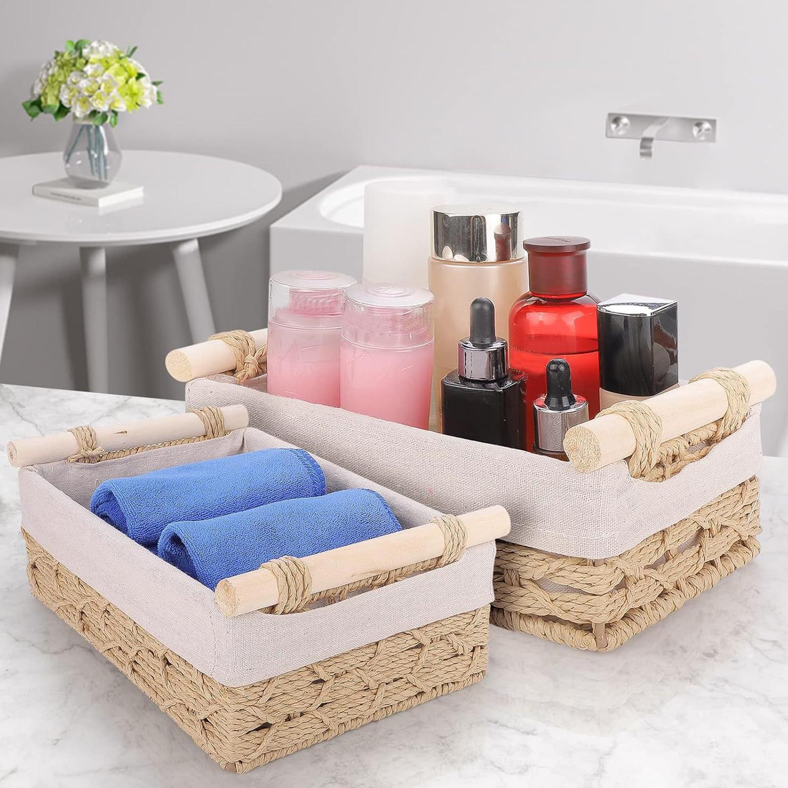 Opbergmand met handgrepen en i - Rattan Tray Handle recensie en prijs