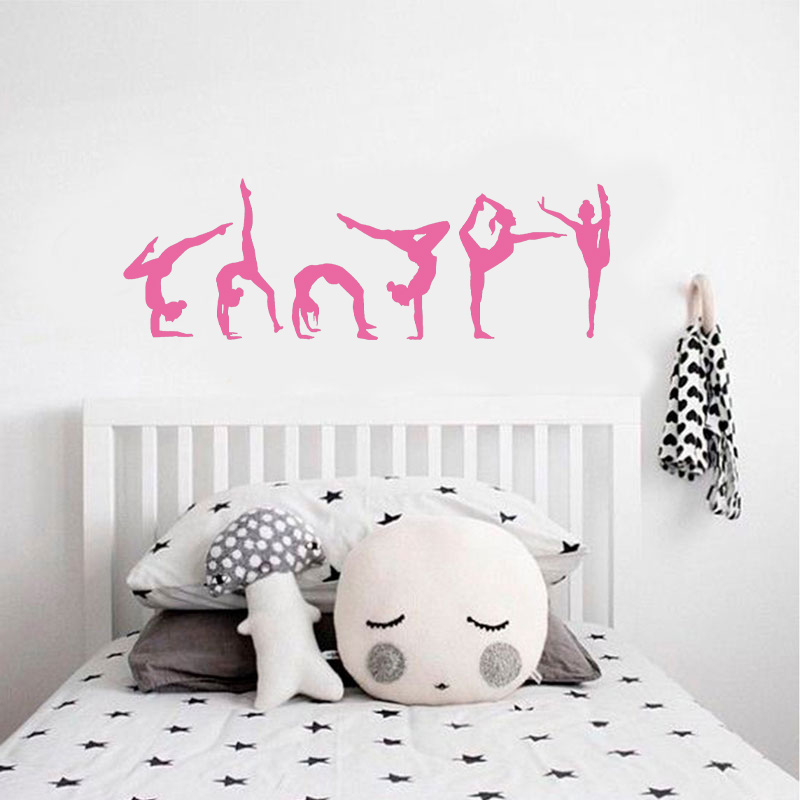 Set van 6 Gymnast Gymnastiek M - Interior Design Quotes recensie en prijs