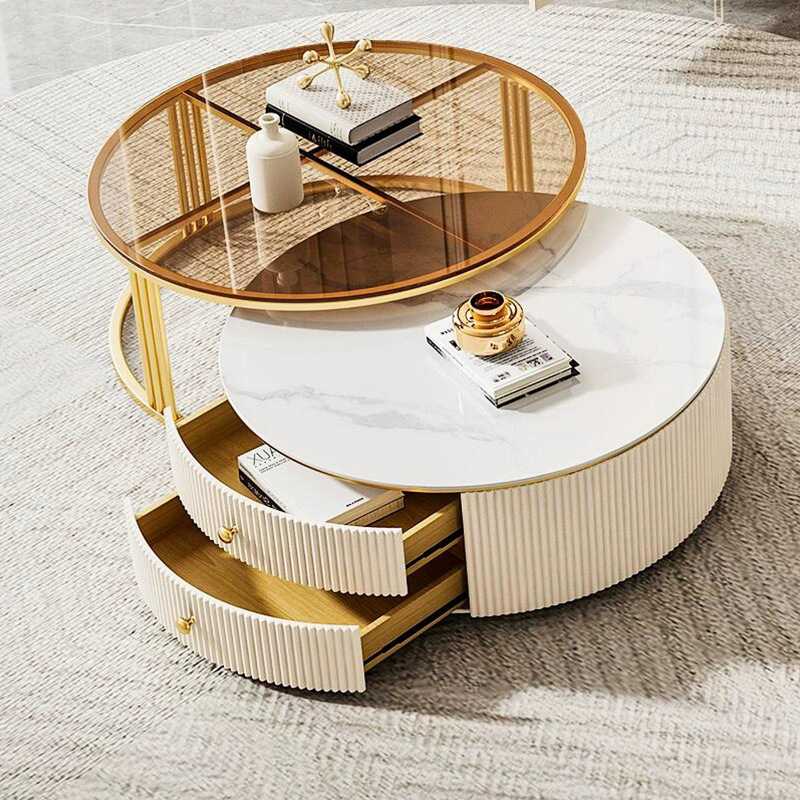 Moderne luxe marmeren houten s - Interior Design Luxury Living Room recensie en prijs