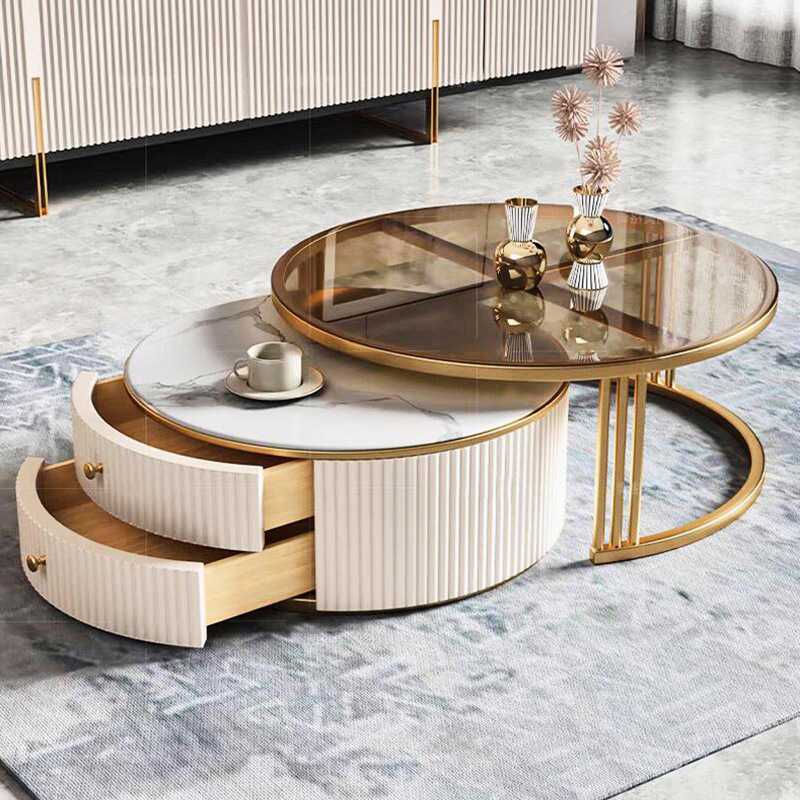 Moderne luxe marmeren houten s - Interior Design Luxury Living Room recensie en prijs