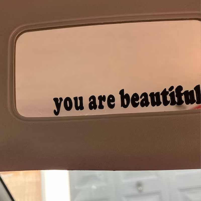 De tekst autostickers jij bent - Interior Design Quotes recensie en prijs