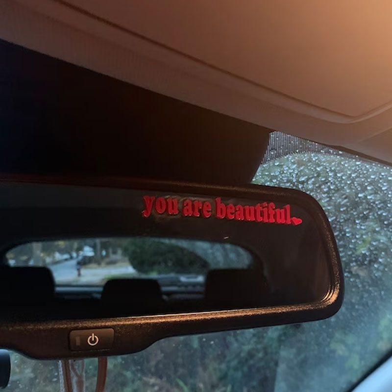 De tekst autostickers jij bent - Interior Design Quotes recensie en prijs