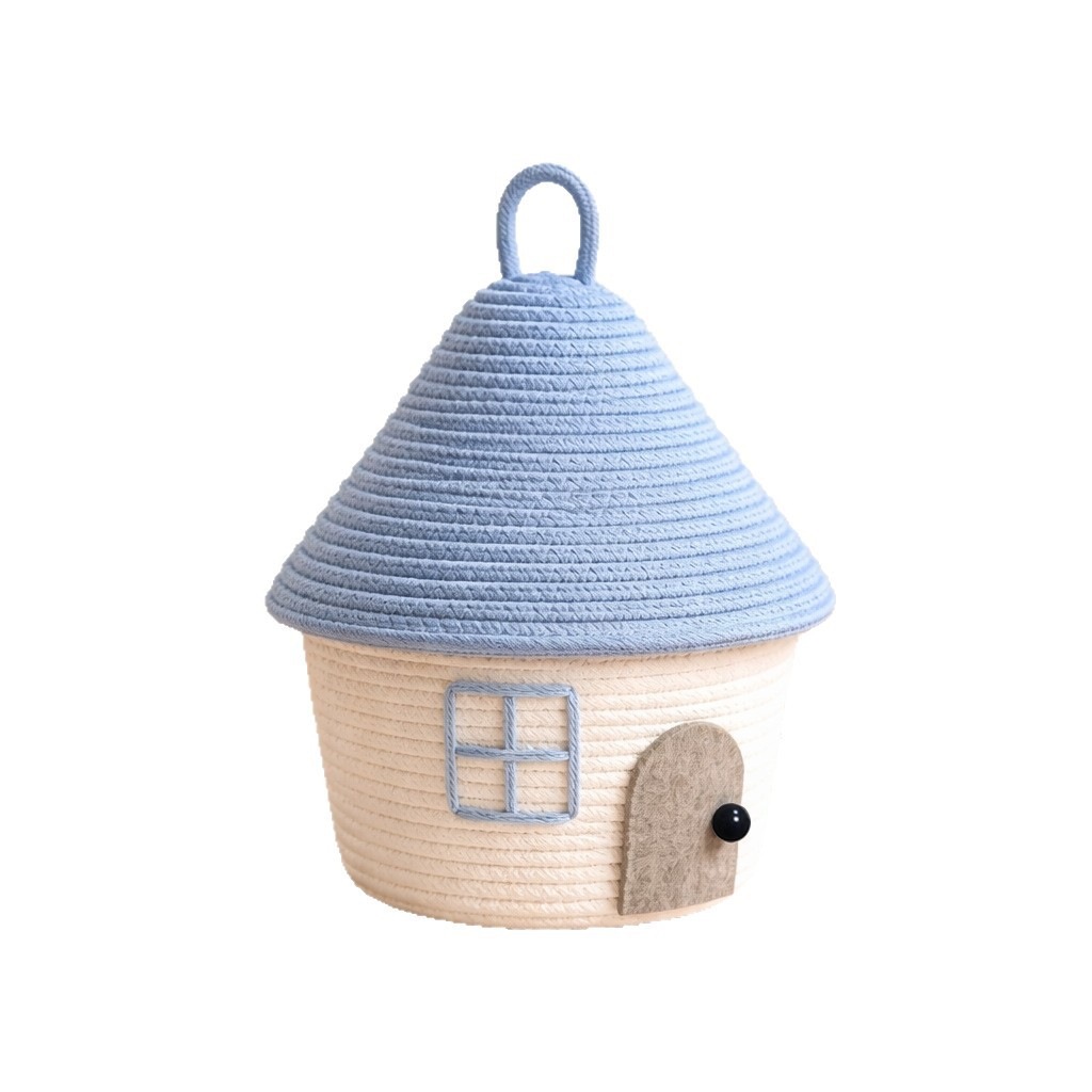 Katoenen touw geweven opbergma - Woven Basket Set recensie en prijs