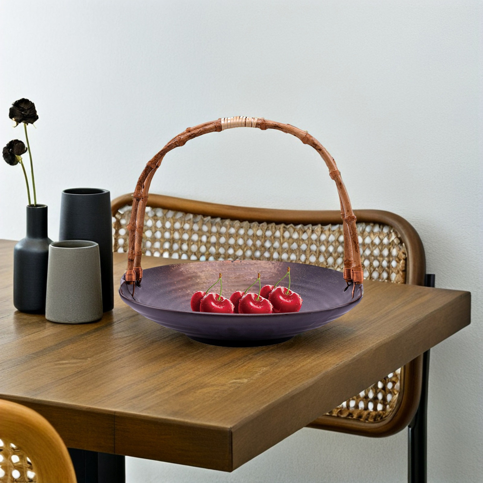 Rotan rieten dienbladhandvat,  - Rattan Tray Handle recensie en prijs