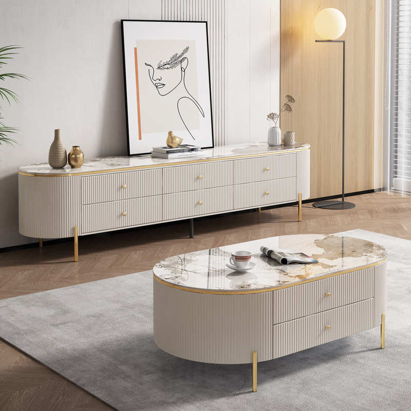 Luxueuze moderne tv-meubel en  - Interior Design Luxury Living Room recensie en prijs